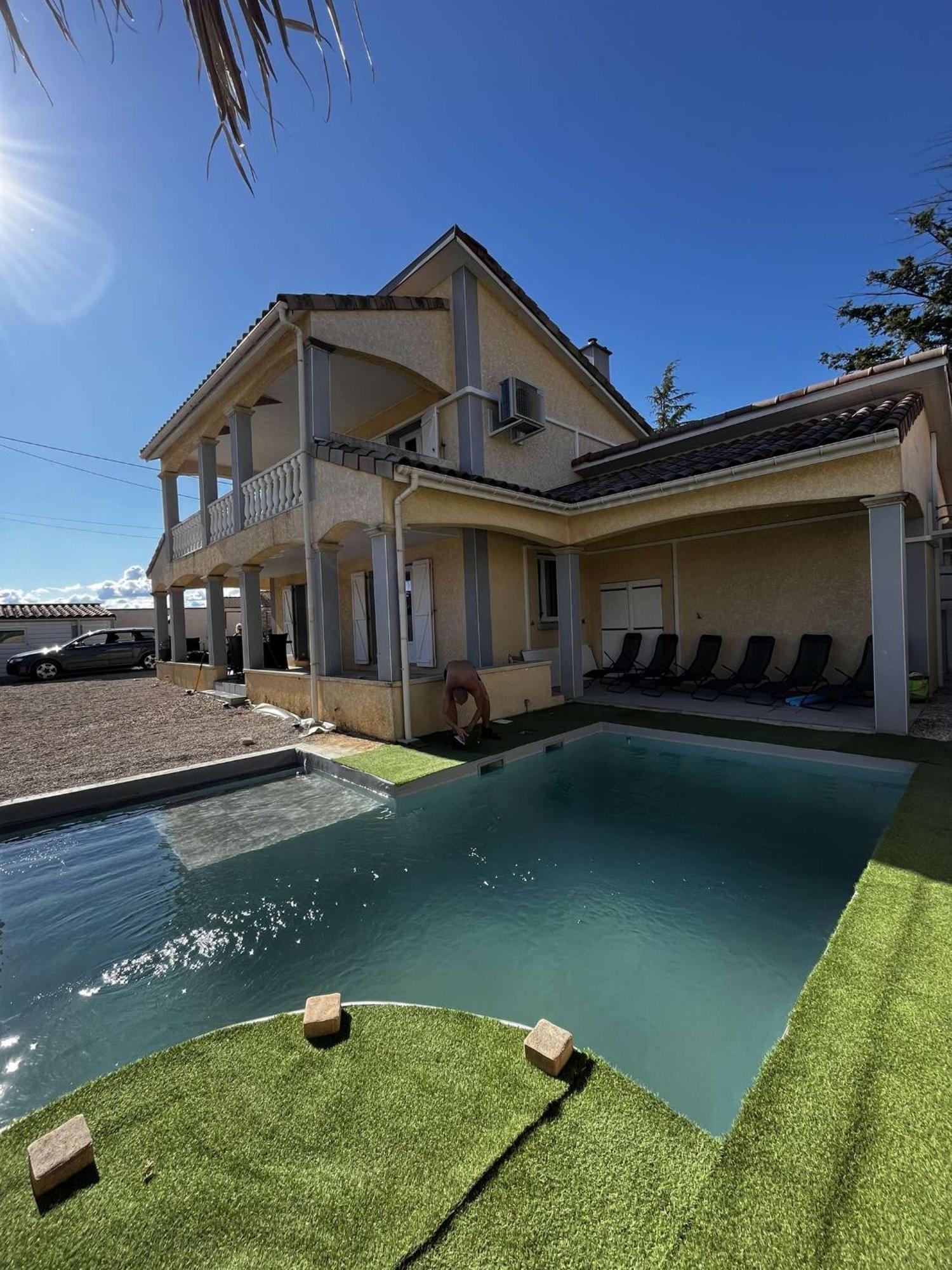 Villa Contemporaine Avec Piscine Romans-sur-Isère Exteriér fotografie